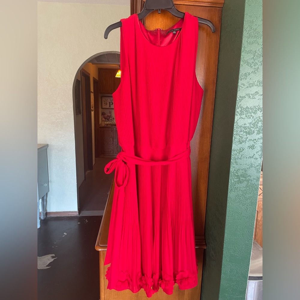 Alex Marie Red Sleeveless Dress